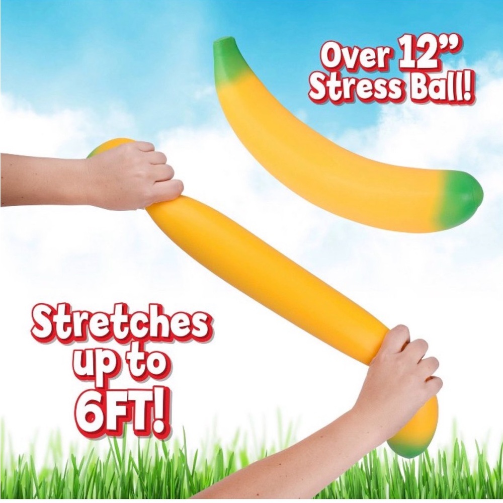 Sunny Days Squeezy Banana Fast Ship - Picture 3 of 5